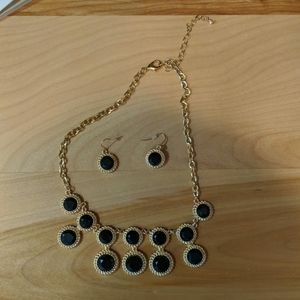 Anne Klein Statement Necklace & Earrings